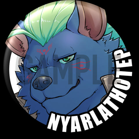 "Nyarlathotep" Character Can Badge
