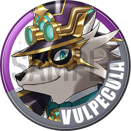 "Vulpecula" 特點別針徽章