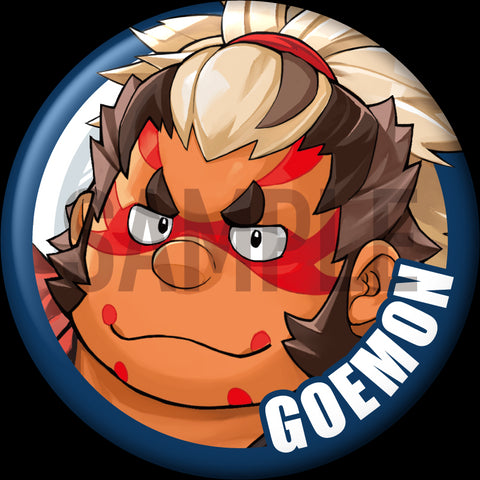 "Goemon (Type B)" Character Can Badge